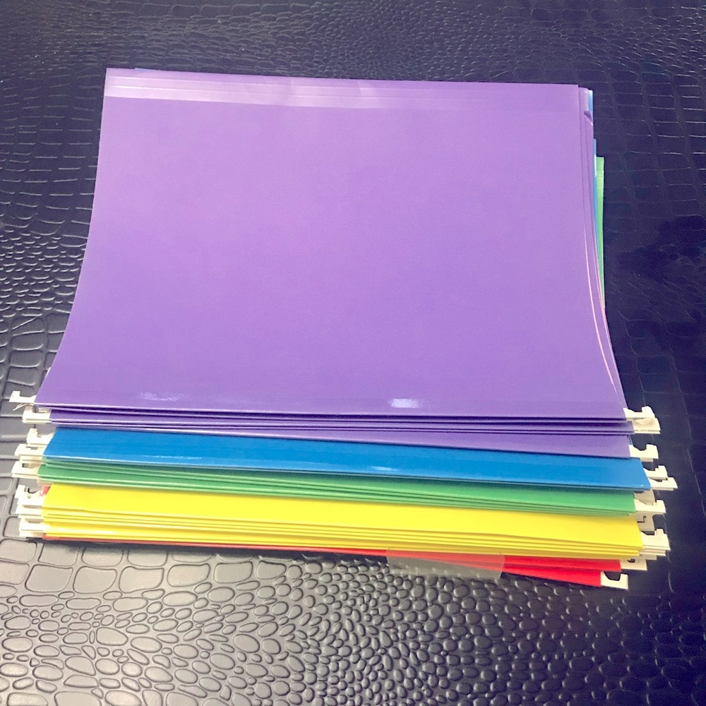 Colorful Legal-Size Hanging File Folders by Staples, 21 ct